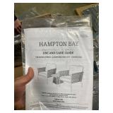 Hampton Bay Tolston Wicker Outdoor Patio Chat Set