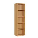 Hodedah Imports 5-Shelf Bookcase