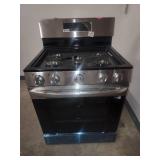 Lg 5 Bunner Gas Range Model Number LGLRGL5823S (Damaged On Corner ?)