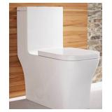 Swiss Madison Well Made Forever SM-1T106 Concorde One Piece Toilet, Glossy White Swiss Madison Well Made Forever SM-1T106 Concorde One Piece Toilet, Glossy White