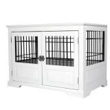 Zoovilla Fairview Triple Door Crate Large White Zoovilla Fairview Triple Door Crate Large White