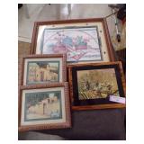 4- Framed Pictures