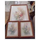 3- Framed Pictures