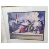 Framed Picture - Mantel w/ Bird Framed Picture - Mantel w/ Bird