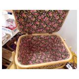Sewing/Craft Basket w/ Broken Handle, Beads, String, etc Sewing/Craft Basket w/ Broken Handle, Beads, String, etc