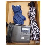 2- Umbrellas, Weather Radio 2- Umbrellas, Weather Radio