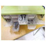 Hardware Organizer Bins w/ Misc Hardware