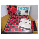 Vintage Backgammon, Travel Backgammon, Vintage Checkers