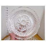 Clear Glass Plates, Cup, etc