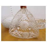 Clear Glass Plates, Cup, etc