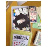 Playing Cards, Pinochle, Mexican Train Dominos, Mini Ace Match Box Playing Cards, Pinochle, Mexican Train Dominos, Mini Ace Match Box