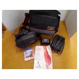 RCA Camcorder, Camera Bag, Battery, Battery Charger, etc