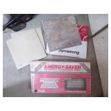 Foundation Vent, 2- 12 x 12 Ceramic Tiles, Box of 12 x 12 Vinyl Tile Foundation Vent, 2- 12 x 12 Ceramic Tiles, Box of 12 x 12 Vinyl Tile
