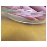 Pie Pans (1 has chip in glass) Pie Pans (1 has chip in glass)