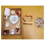 Hummingbird Decor, Heart Plate, etc Hummingbird Decor, Heart Plate, etc