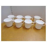 Set of 8 Glass Tea Cups - Corning