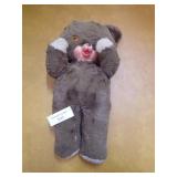 Vintage Musical Rubber Faced Teddy Bear