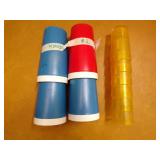 Set of 4 (Sonic Welded) and Set of 6 Vintage Plastic Glasses Set of 4 (Sonic Welded) and Set of 6 Vintage Plastic Glasses