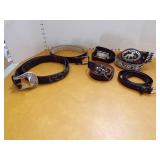 Lot of 6 Belts