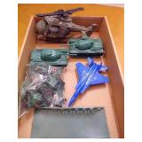 Vintage Military Medical Toy Trucks, Tanks, Jeeps, etc