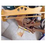 Wooden Shelf w/ Heart Design, Wood Pieces to put Shelf Together Wooden Shelf w/ Heart Design, Wood Pieces to put Shelf Together