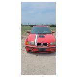 2001 BMW 325iA-4, Red