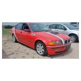 2001 BMW 325iA-4, Red