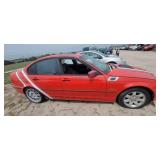 2001 BMW 325iA-4, Red