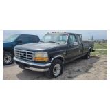 1995 Ford F-250 XLT Extended Cab Truck, Black