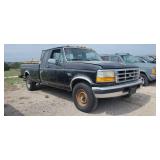 1995 Ford F-250 XLT Extended Cab Truck, Black