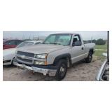 2004 Chevy Silverado 1500 Truck, Silver