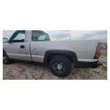 2004 Chevy Silverado 1500 Truck, Silver