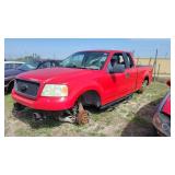 2006 Ford F-150 Truck, Red