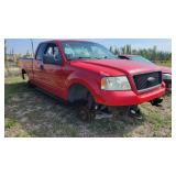 2006 Ford F-150 Truck, Red