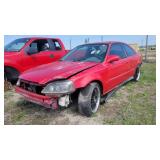 2000 Honda Civic, Red
