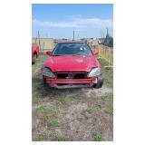 2000 Honda Civic, Red