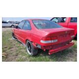 2000 Honda Civic, Red