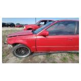 2000 Honda Civic, Red