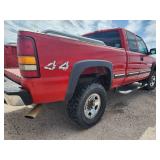 2000 Chevrolet Silverado 2500 4 x 4 Truck, Red