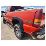 2000 Chevrolet Silverado 2500 4 x 4 Truck, Red