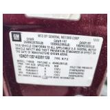 2004 Chevrolet TrailBlazer 4 x 4, Burgandy