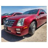 2008 Cadillac STS, Red