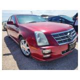 2008 Cadillac STS, Red
