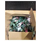 DearHouse 2Pack Artificial Peony Flower Garland - 6ft/Strand Silk Peony Flower Greenery Garland with Fake Willow Leaves for Wedding Ceremony Backdrop Party Table Centerpieces Decor (Pink)