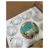 BTaT- Tea Cups and Saucers Set of 6, Tea Set, Floral Tea Cups (8oz), Porcelain Tea Cups for Tea Party, Rose Teacups, China Tea Cups, Tea Cup and Saucer Set, Porcelain Tea Set, (Bone China)