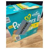 Pampers Baby Diapers - Swaddlers - Size 0, 140 Count, Ultra Absorbent Disposable Newborn Diaper