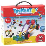 TINKERTOY On The Go Building Set - 65 Parts - Ages 3 & Up - Creative Preschool Toy