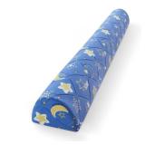 A 1-Pack Premium Foam Bed Bumpers for Toddler, Non-Slip Bed Rails for Toddlers for Twin, Queen, King Beds, Machine Washable Bumpers Cover for Easy Careï¼Sizeï¼52" x 7" x 5"ï¼