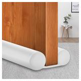 MAXTID 32" Door Draft Stopper White Door Air Draft Stopper Breeze Wind Blocker Bedroom Must Haves 2024 Door Stoppers for Bottom of Door Small Apartment Doors Essentials