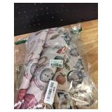 Moslovstar Pink Print Blackout Curtain 2 Panels Cute Rabbits Tulip Plants Leaves Window Curtains for Baby Girl Nursery Bedroom, Pink Teapot Bunny 52" W x 63" L